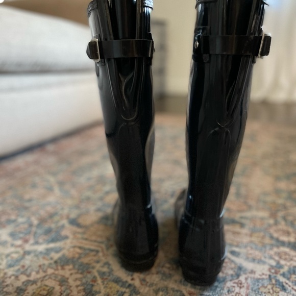 Black Original Tall Hunter Boots - Picture 4 of 6
